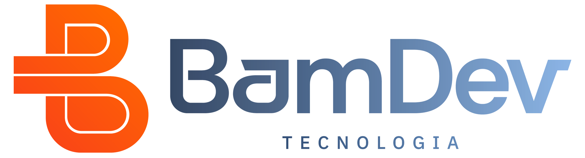 Logo com nome da Bamdev no header